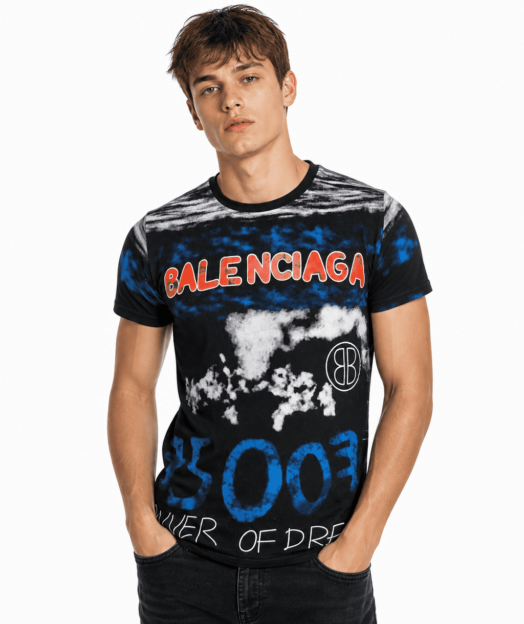 Men's Premium Abstract Print T-Shirt