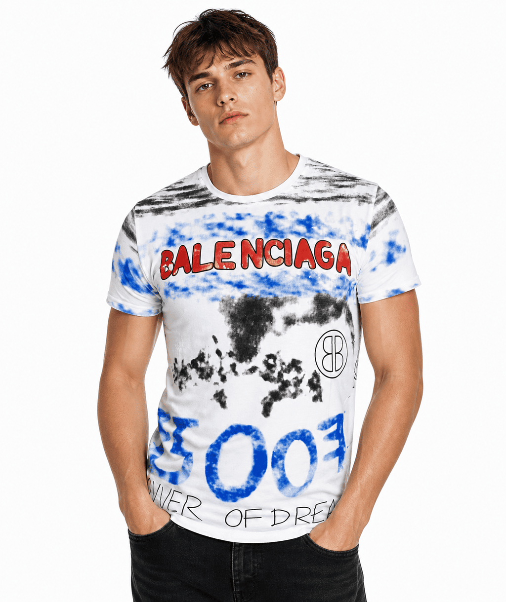 Men's Premium Abstract Print T-Shirt