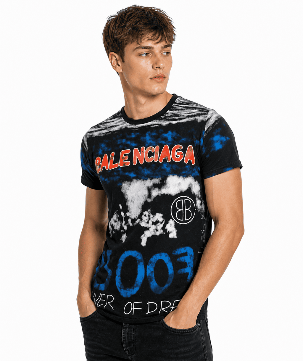 Men's Premium Abstract Print T-Shirt