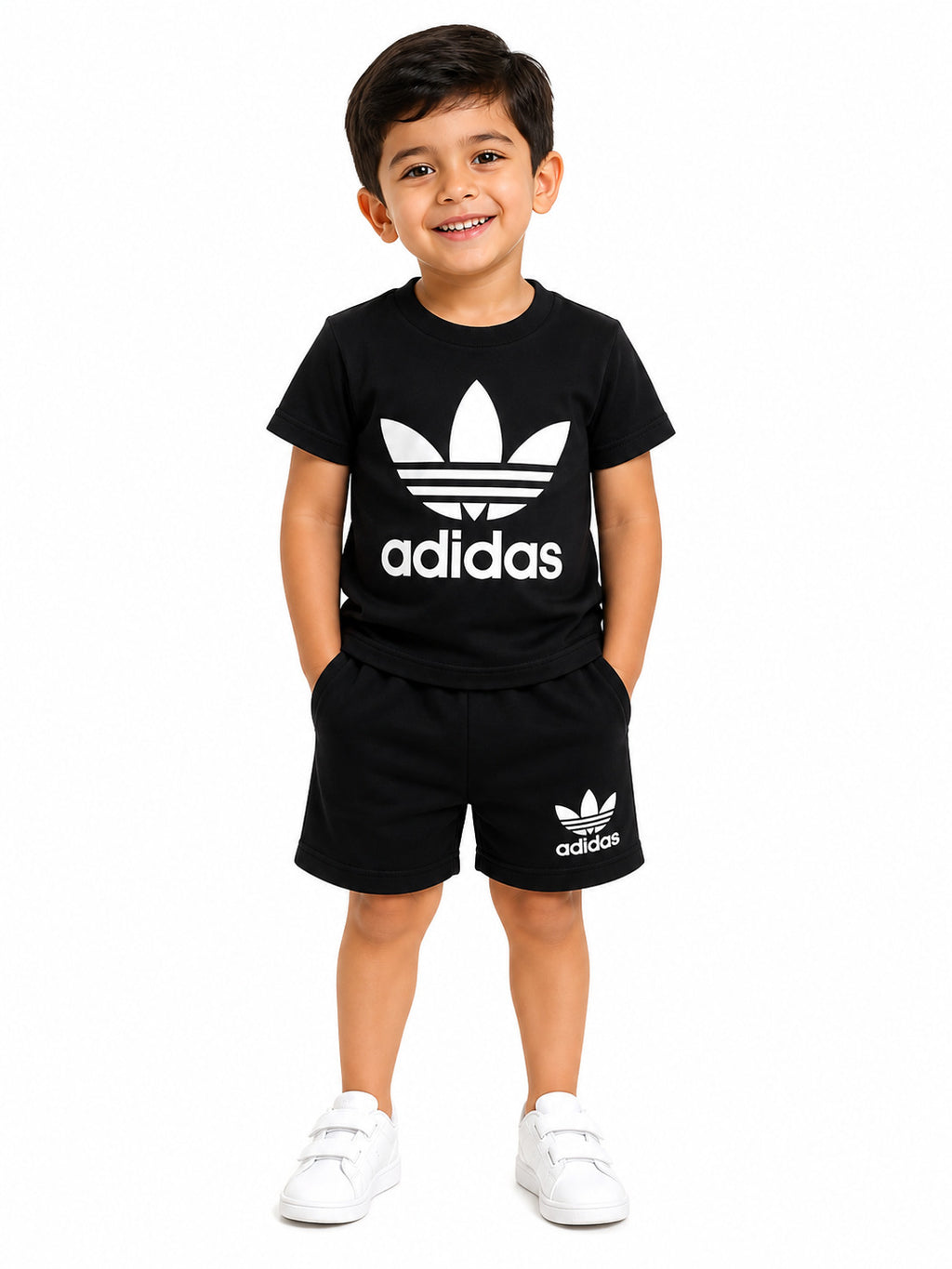 Kids Co-ord Set (Adidas T-Shirt & Shorts)
