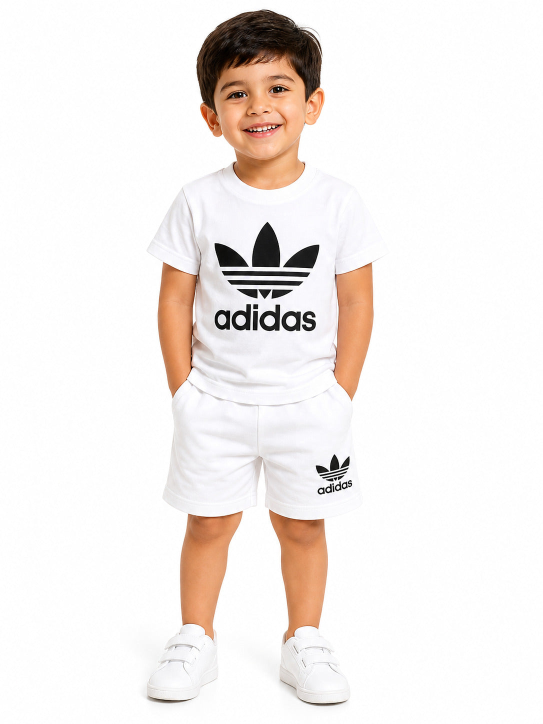 Kids Co-ord Set (Adidas T-Shirt & Shorts)