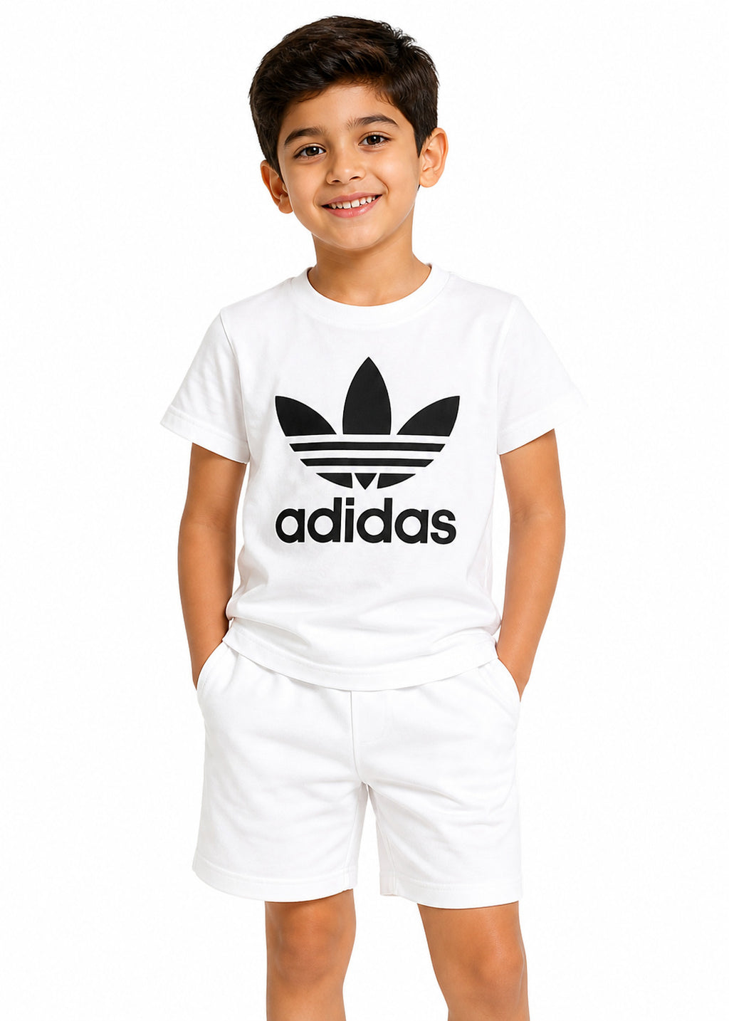 Kids Co-ord Set (Adidas T-Shirt & Shorts)