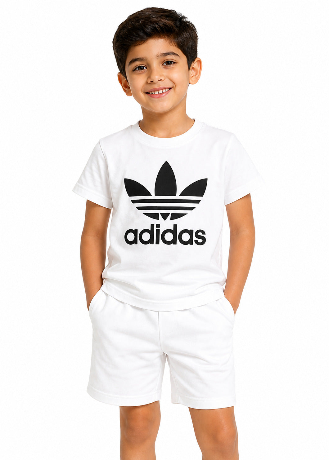 Kids Co-ord Set (Adidas T-Shirt & Shorts)