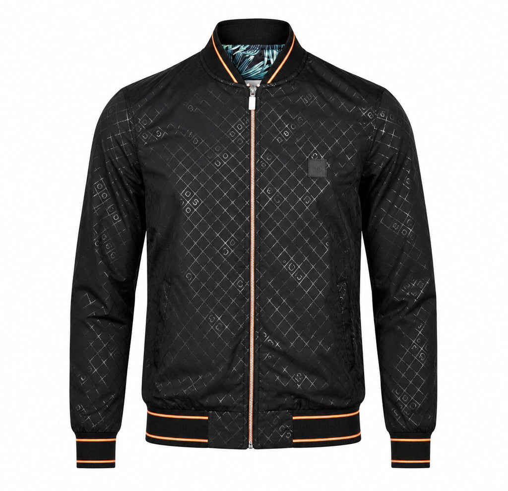 Men's Designer Bomber Jacket Printed Logo