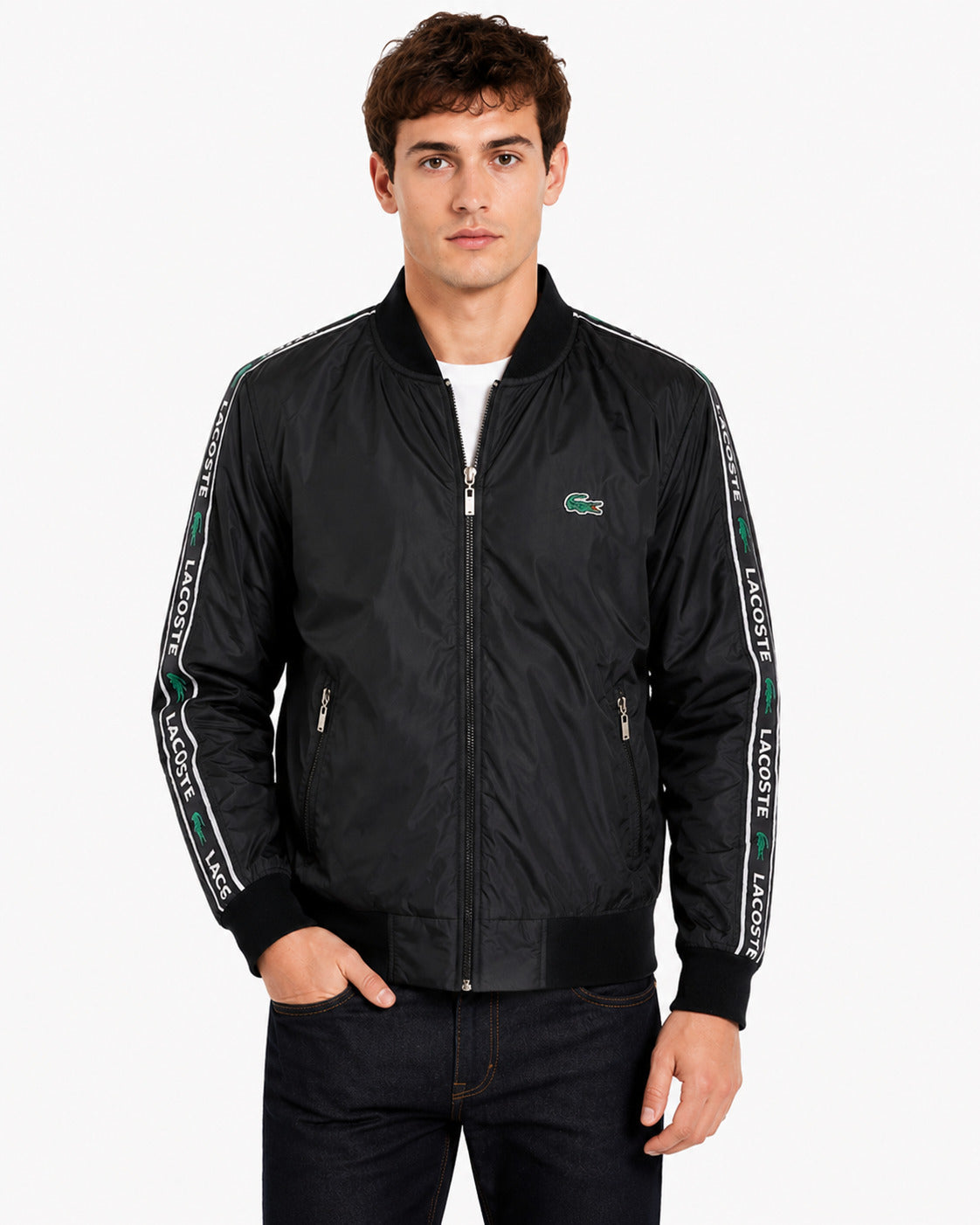 Men's Bomber-Style Track Jacket