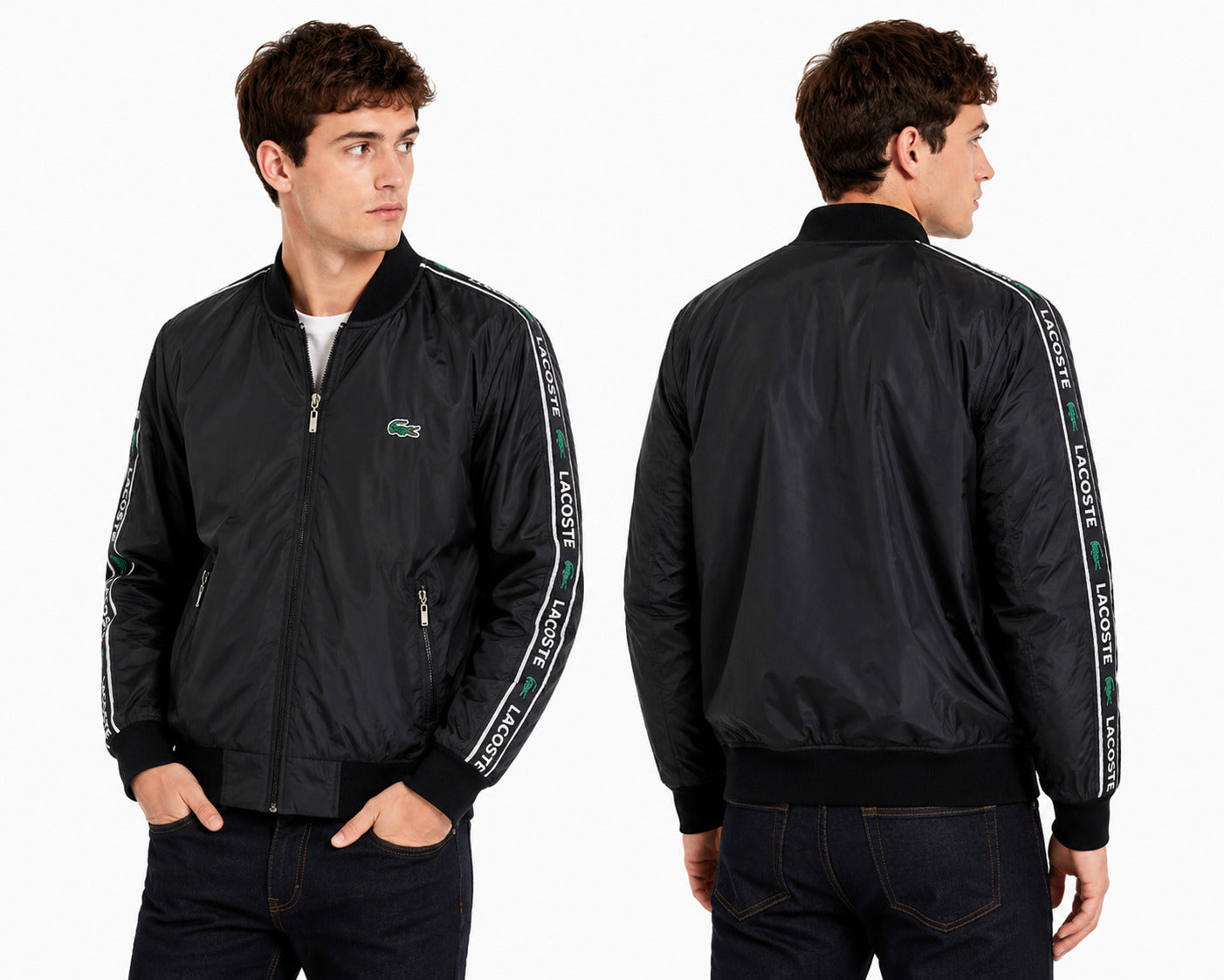 Men's Bomber-Style Track Jacket