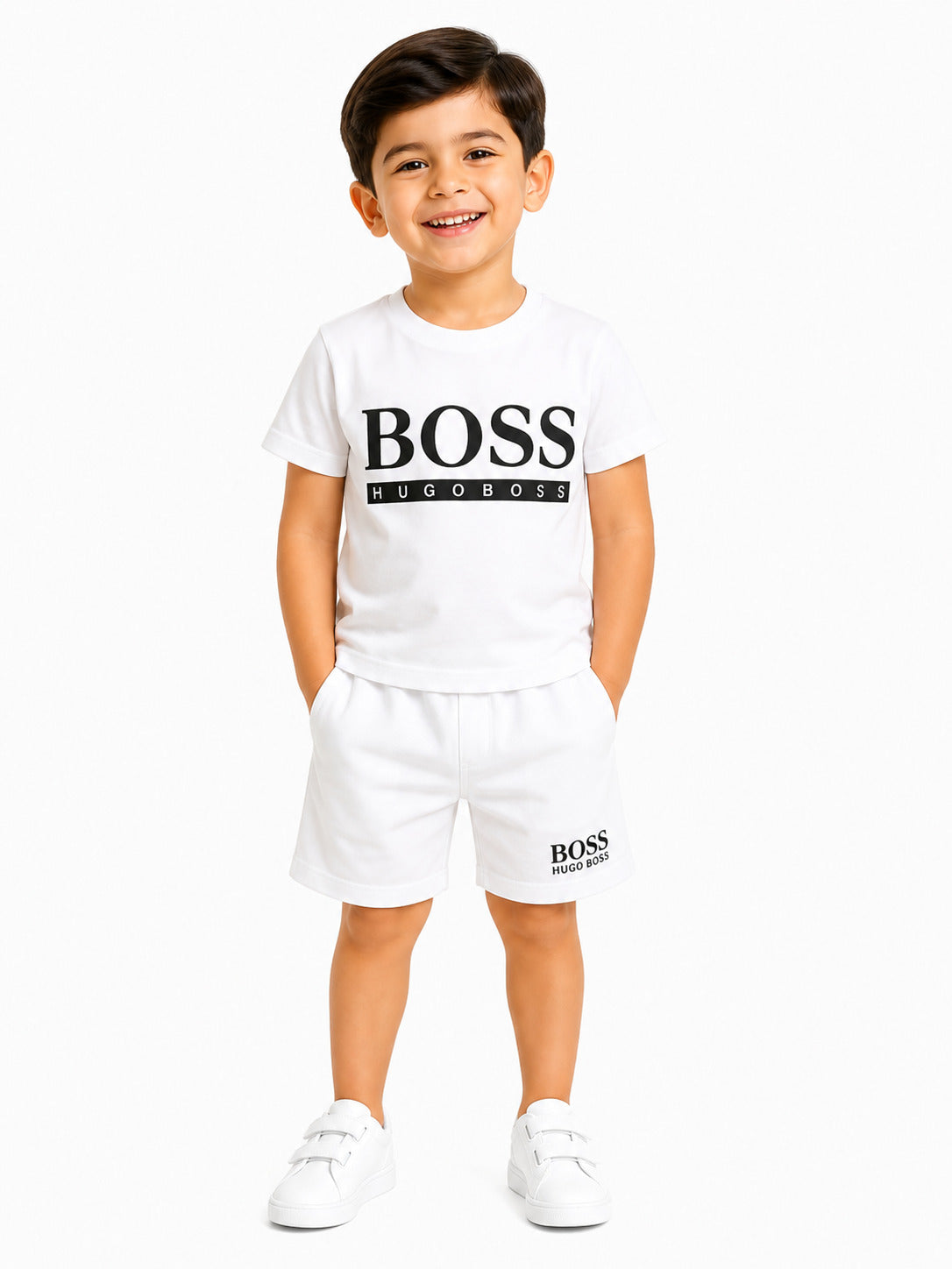 Kids Co-ord Set ( T-Shirt & Shorts Boss)