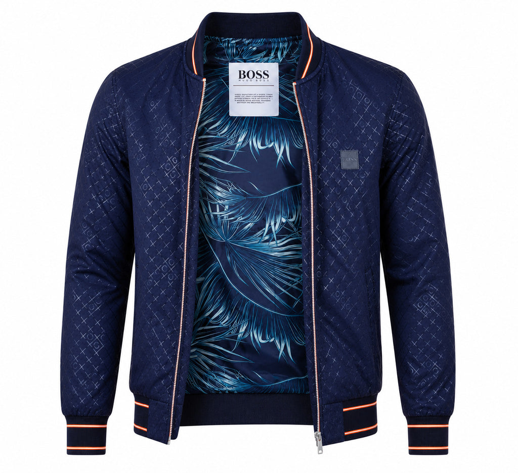 Men's Designer Bomber Jacket Printed Logo