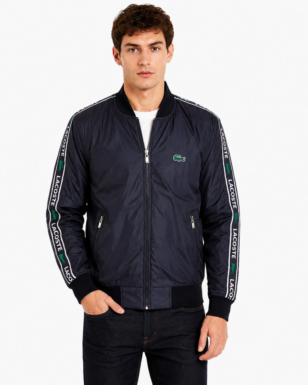 Men's Bomber-Style Track Jacket