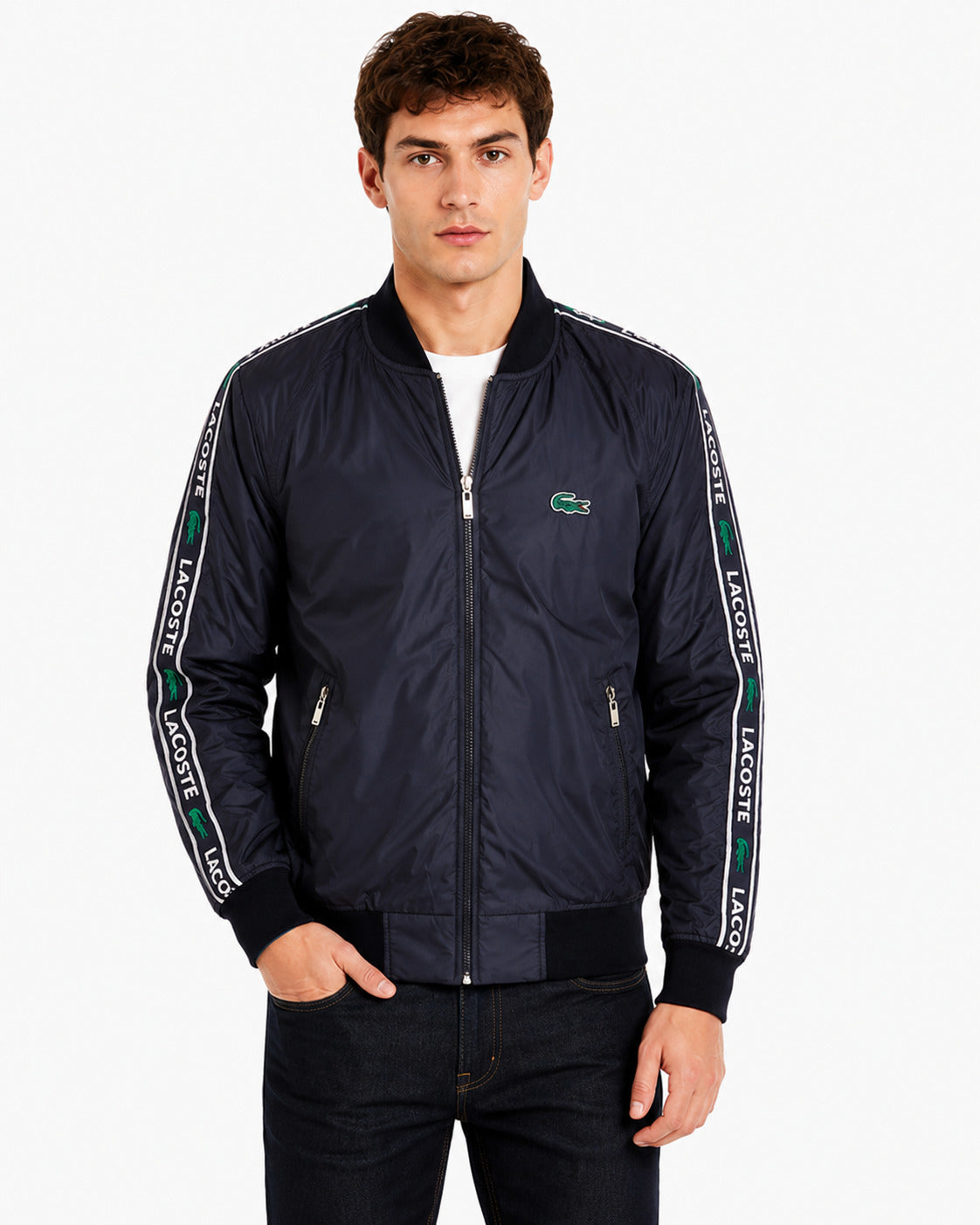 Men's Bomber-Style Track Jacket