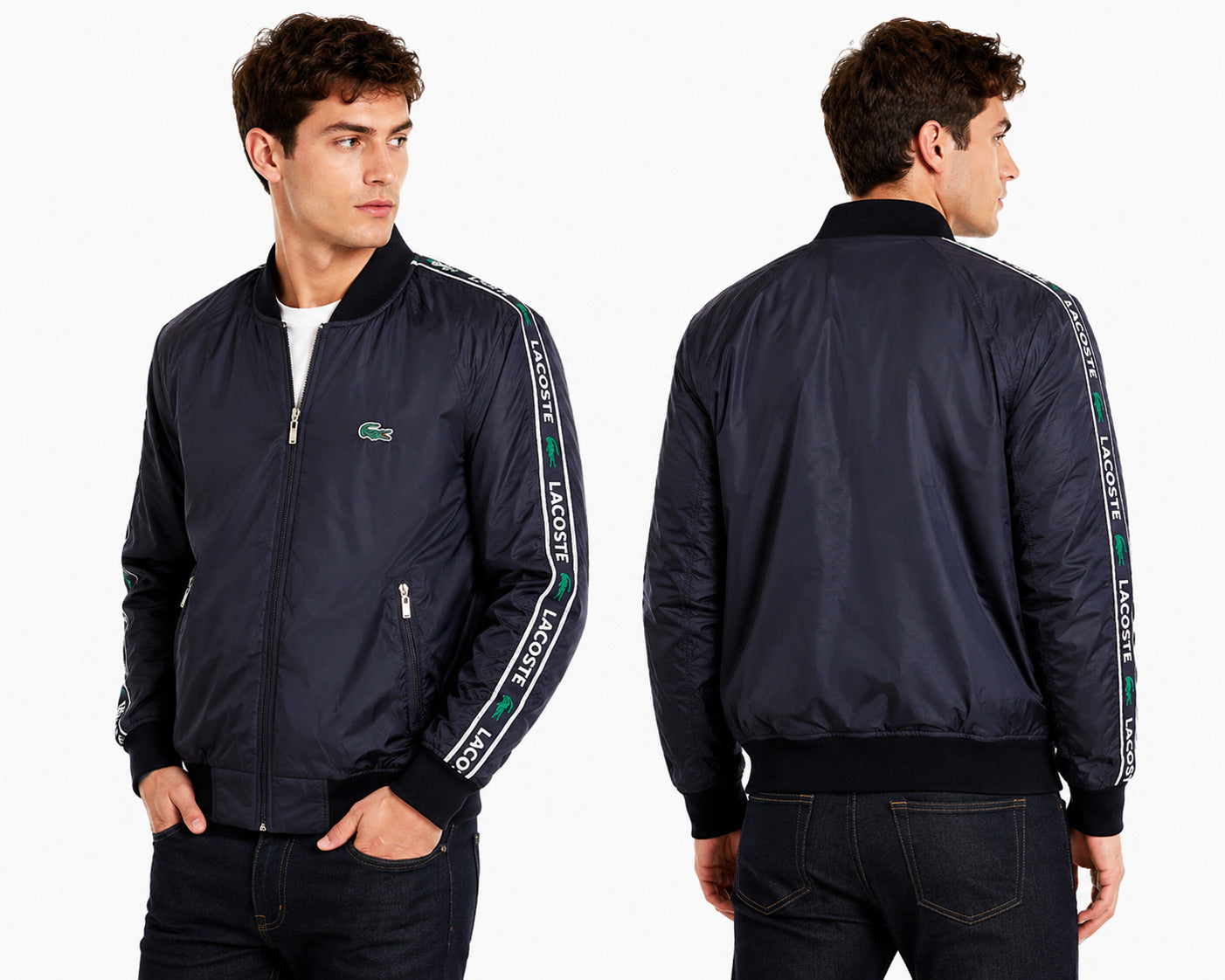 Men's Bomber-Style Track Jacket