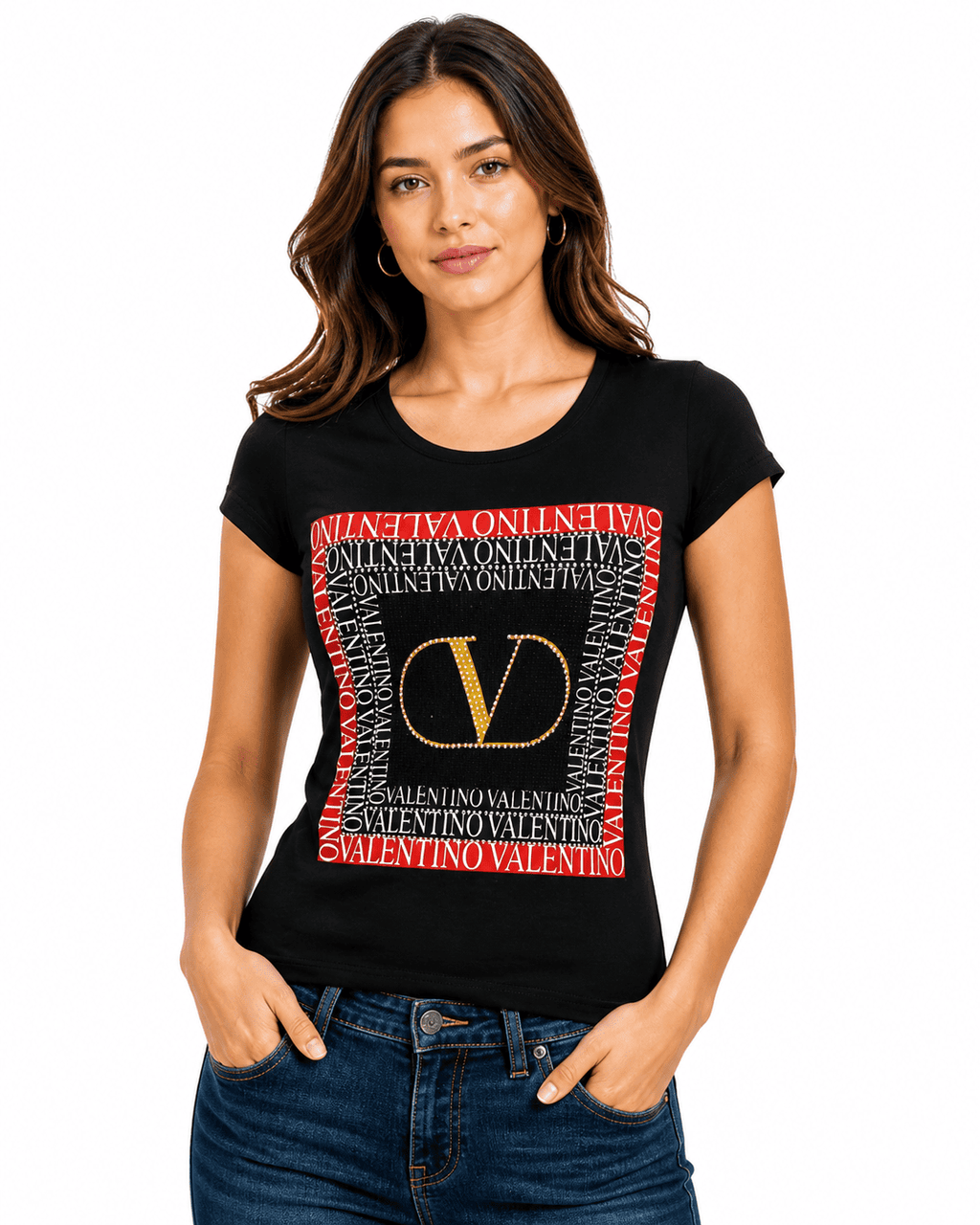 Women Designer T-shirts (VALNTNO)