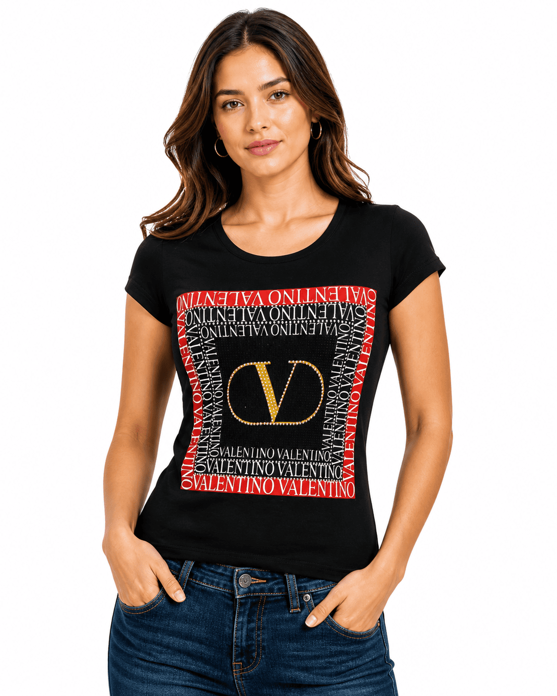 Women Designer T-shirts (VALNTNO)