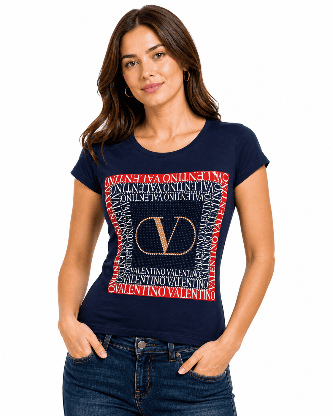 Women Designer T-shirts (VALNTNO)