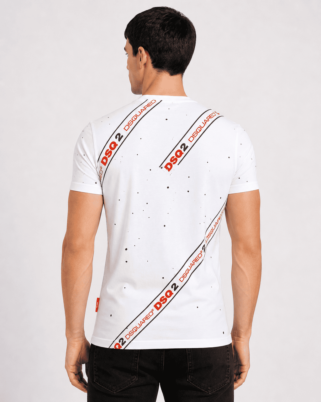 DSQ2 Men's Premium Embroidered Logo T-Shirt