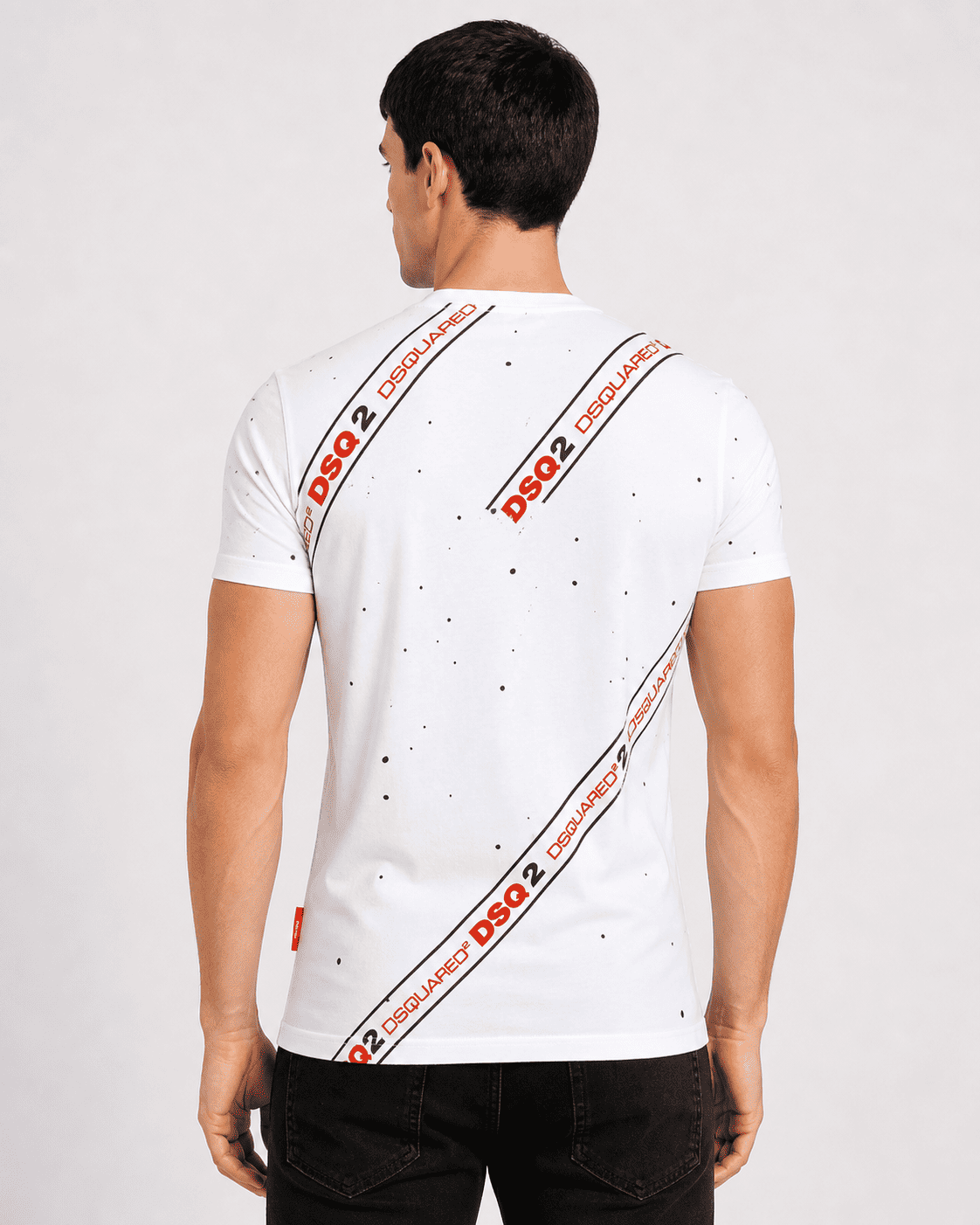 DSQ2 Men's Premium Embroidered Logo T-Shirt