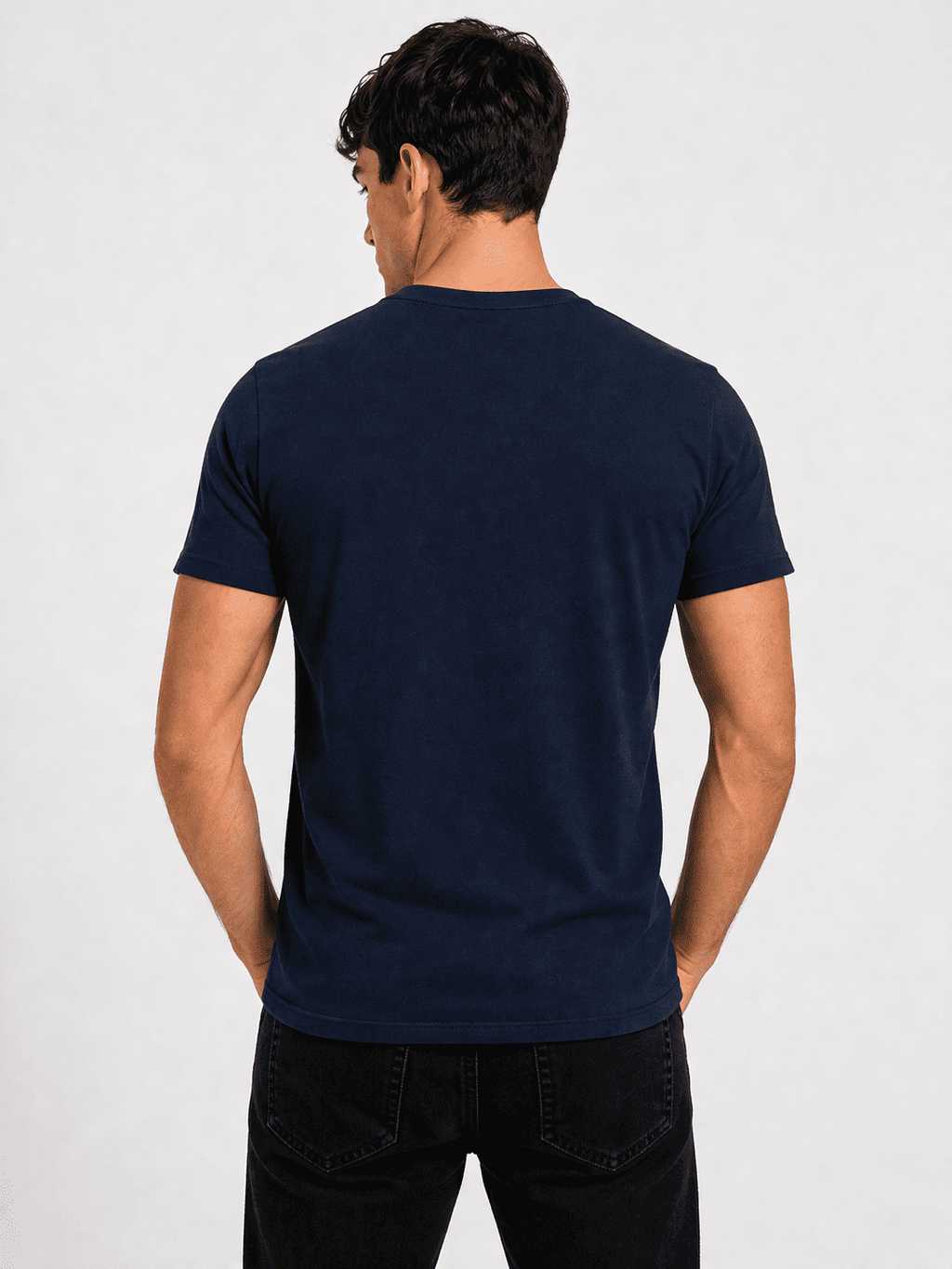 Men's Premium Embroidered Logo T-Shirt | All-Over Print
