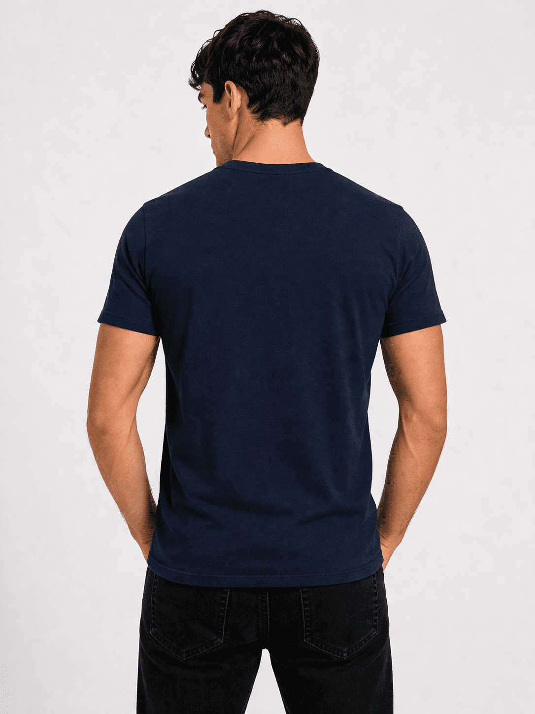 Men's Premium Embroidered Logo T-Shirt | All-Over Print