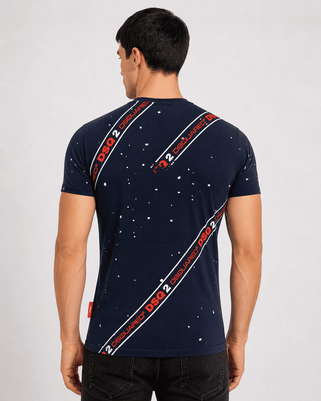 DSQ2 Men's Premium Embroidered Logo T-Shirt