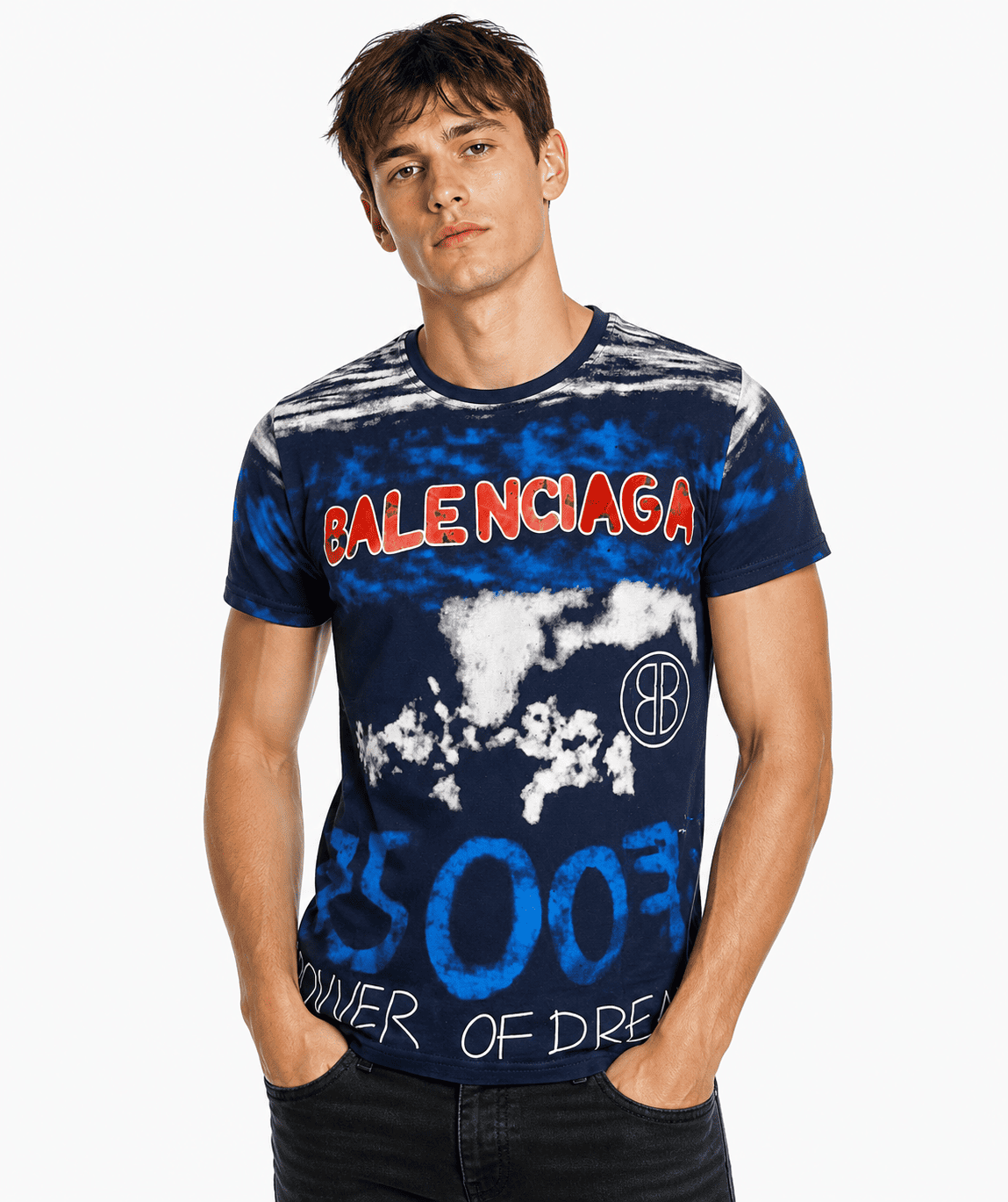 Men's Premium Abstract Print T-Shirt