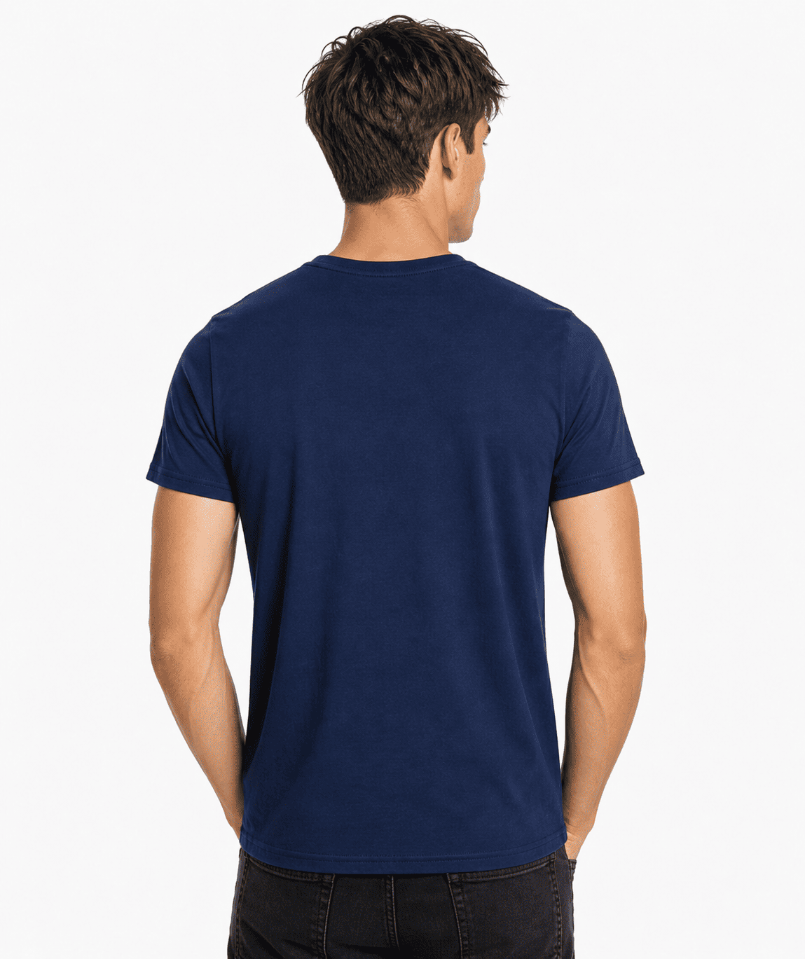 Men's Premium Embroidered Stone Logo T-Shirt
